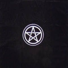 Скатертина для ворожіння Пентакль - Tarot Cloth Pentacle Black. Lo Scarabeo (TP02)