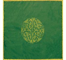 Фото Скатерть для гадания Кельтский лабиринт - Tarot Cloth Celtic Labyrinth. Lo Scarabeo (TP05)