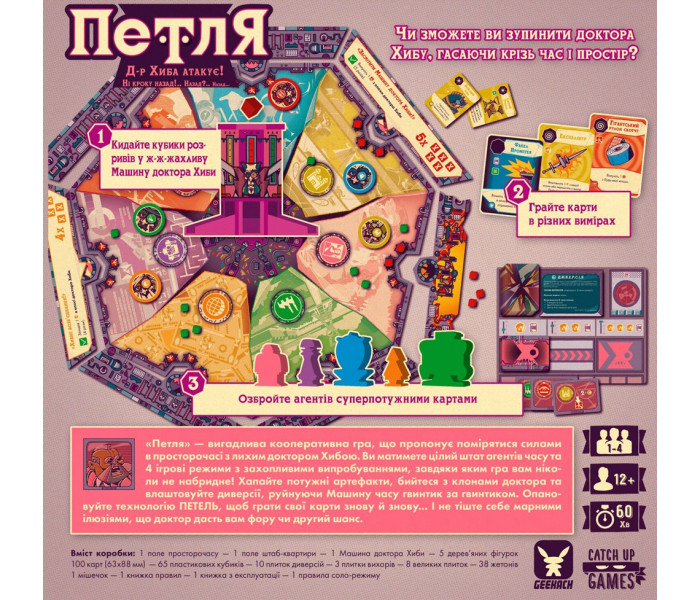 Настольная игра Петля (УКР) (The Loop). Geekach Games (GKCH052TL)