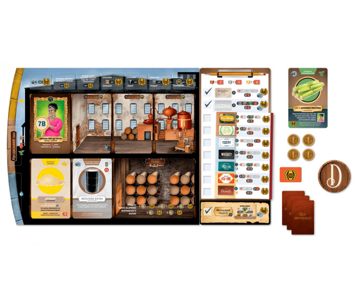 Настольная игра Distilled. Тайны напитков (УКР). Geekach Games (GKCH065DS)