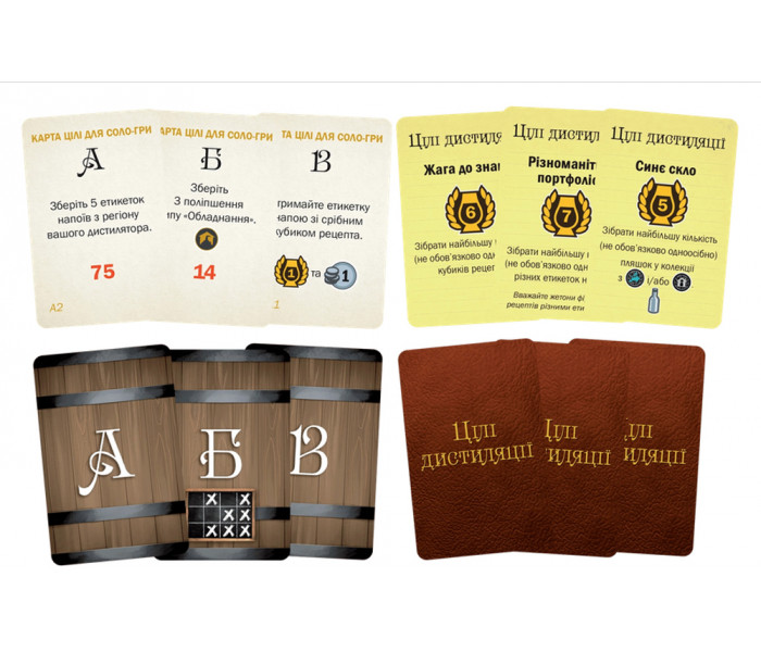 Настольная игра Distilled. Тайны напитков (УКР). Geekach Games (GKCH065DS)