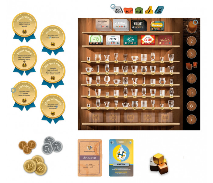 Настольная игра Distilled. Тайны напитков (УКР). Geekach Games (GKCH065DS)