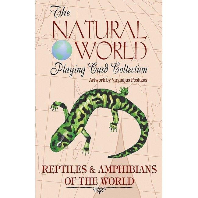 Фото Игральные карты  Reptiles &amp; Amphibians of the Natural World Playing Cards