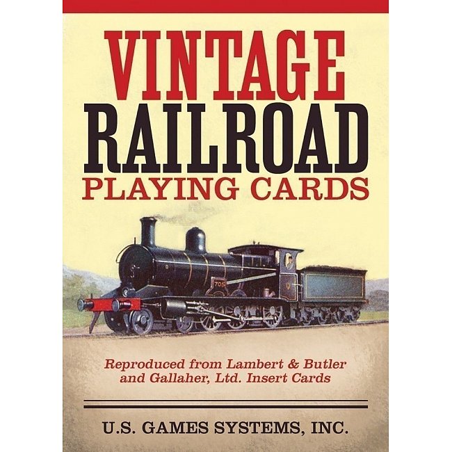 Фото Игральные карты Vintage Railroad Playing Cards