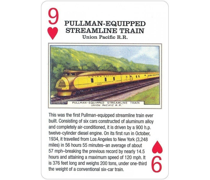 Игральные карты Vintage Railroad Playing Cards