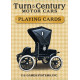 Игральные карты Turn of the Century Motor Cars Playing Card