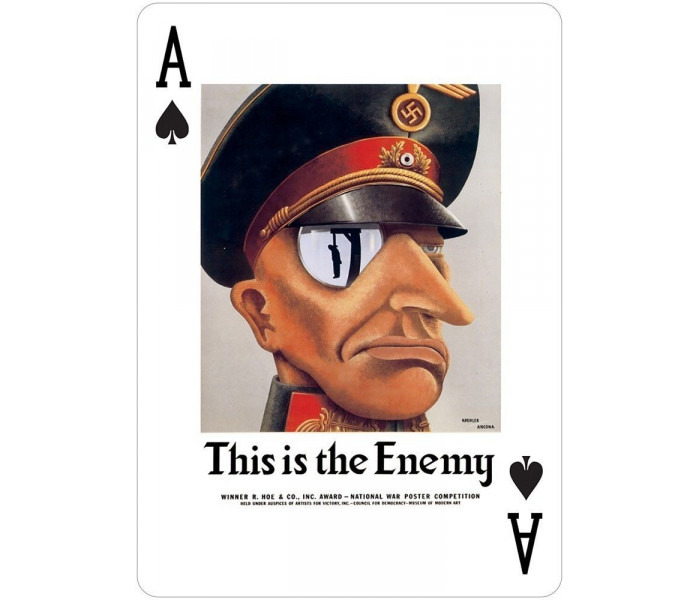 Игральные карты USA Posters of World Wars I and II Poker Deck