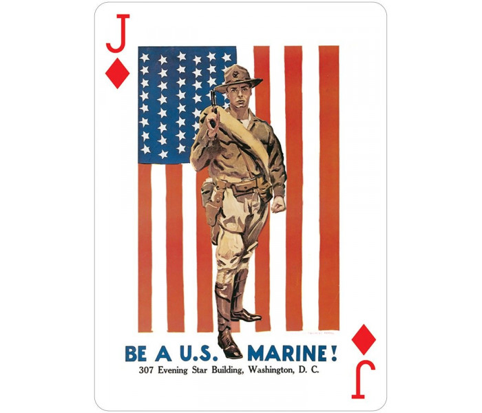 Игральные карты USA Posters of World Wars I and II Poker Deck