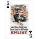 Игральные карты USA Posters of World Wars I and II Poker Deck