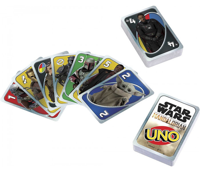 Настольная игра УНО: Мандалорец | UNO STAR WARS Mandalorian. Mattel (HJR23)