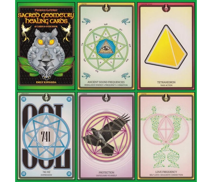 Целительные Карты Сакральной Геометрии - Sacred Geometry Healing Cards. Schiffer Publishing