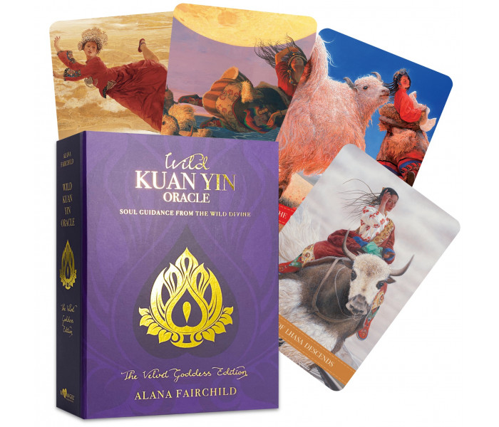 Дикий Оракул Гуань-Інь:Оксамитове видання - Wild Kuan Yin Oracle: The Velvet Goddess Edition. Blue Angel