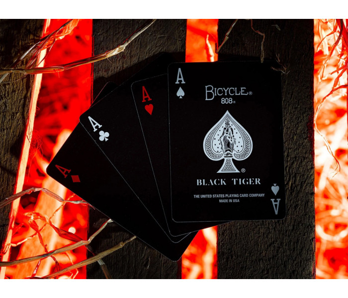 Карти Bicycle Black Tiger Revival Edition від Ellusionist