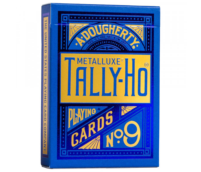 Карти Tally-Ho Metalluxe Blue