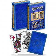 Карты Tally-Ho Metalluxe Blue