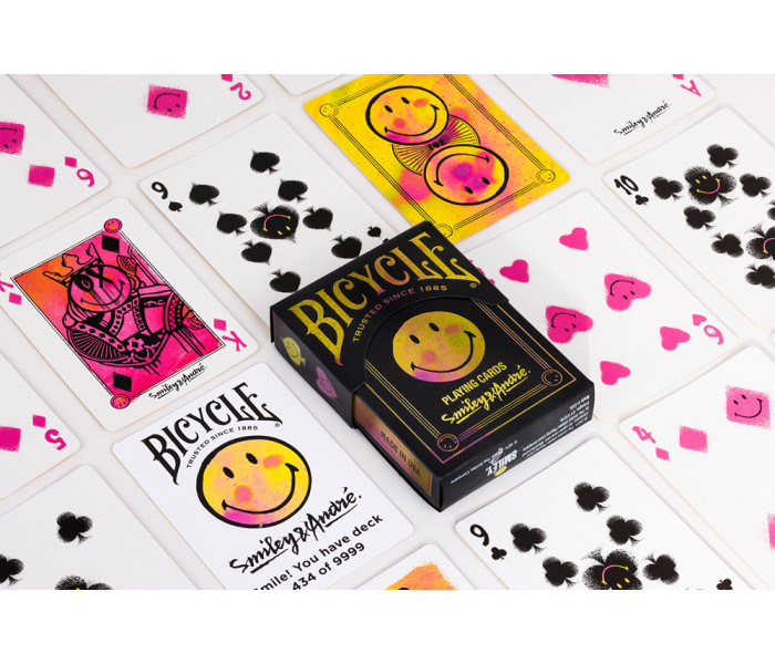 Карти Bicycle Smiley X Andre Limited Edition