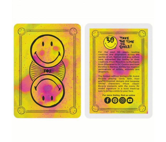 Карти Bicycle Smiley X Andre Limited Edition