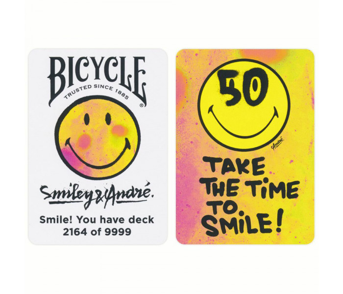 Карти Bicycle Smiley X Andre Limited Edition