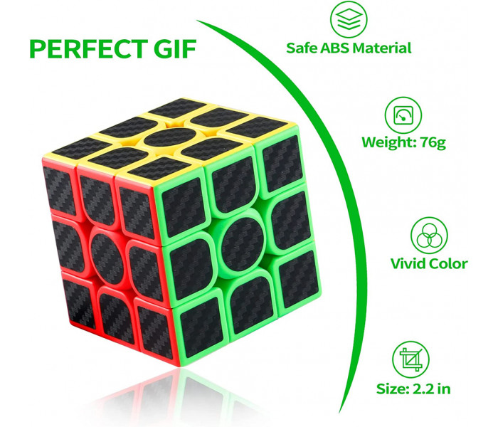 Кубик Рубика 3x3 Moyu Carbon Fiber Meilong