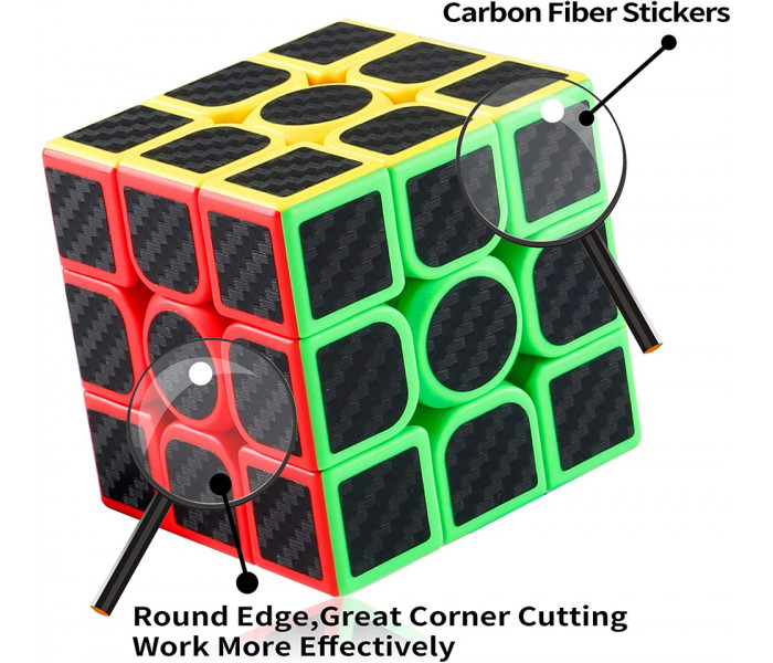 Кубик Рубика 3x3 Moyu Carbon Fiber Meilong