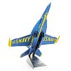 Фото 2 - Металева збірна 3D модель Blue Angels F/A -18 Super Hornet, Metal Earth (ICX212)