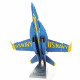 Металева збірна 3D модель Blue Angels F/A -18 Super Hornet, Metal Earth (ICX212)