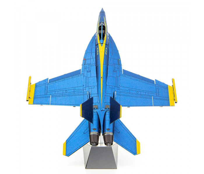 Металева збірна 3D модель Blue Angels F/A -18 Super Hornet, Metal Earth (ICX212)