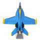 Металева збірна 3D модель Blue Angels F/A -18 Super Hornet, Metal Earth (ICX212)