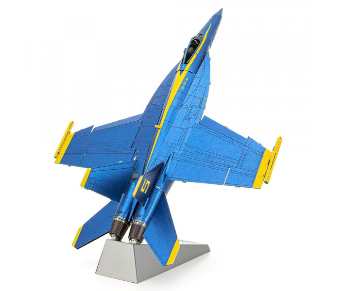 Металева збірна 3D модель Blue Angels F/A -18 Super Hornet, Metal Earth (ICX212)
