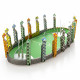Металева збірна 3D модель Quidditch Pitch, Metal Earth (MMS466)