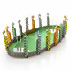 Металева збірна 3D модель Quidditch Pitch, Metal Earth (MMS466)