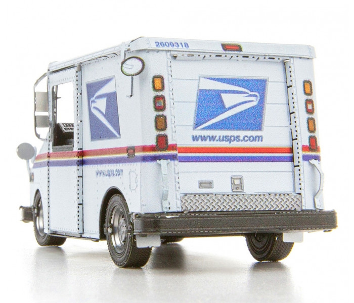 Металева збірна 3D модель USPS LLV Mail Truck, Metal Earth (MMS468)