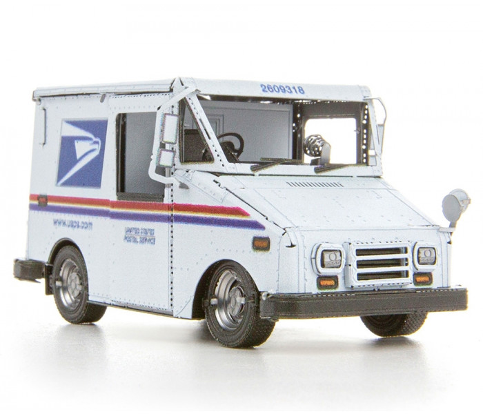 Металева збірна 3D модель USPS LLV Mail Truck, Metal Earth (MMS468)