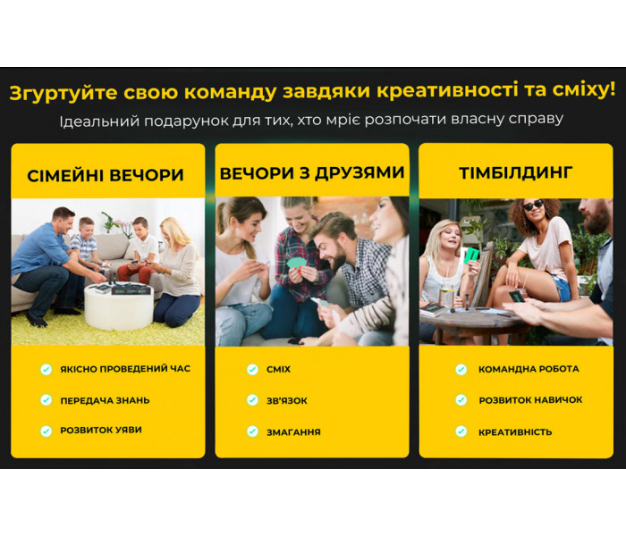 Настольная игра Продай, якщо зможеш. Memo Games