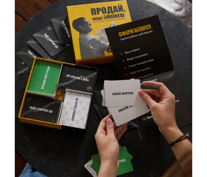 Настольная игра Продай, якщо зможеш. Memo Games