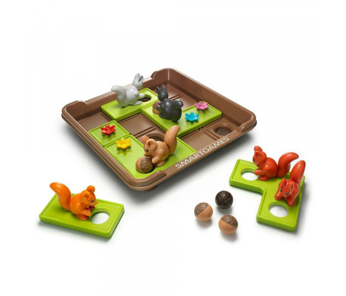 Настольная игра Вперед, за орехами! XXL (Squirrels Go Nuts XXL) ENG + правила УКР. Smart Games (SG 425 XL)