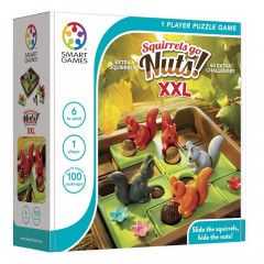 Настольная игра Вперед, за орехами! XXL (Squirrels Go Nuts XXL) ENG + правила УКР. Smart Games (SG 425 XL)