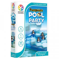 Настольная игра Пингвины на вечеринке (Penguins Pool Party) ENG + правила УКР. Smart Games (SG 431)