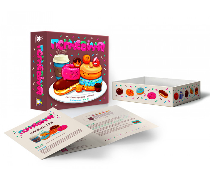 Настільна гра Пончевілля (Go Nuts for Donuts) УКР. FEELINDIGO (FI21038)