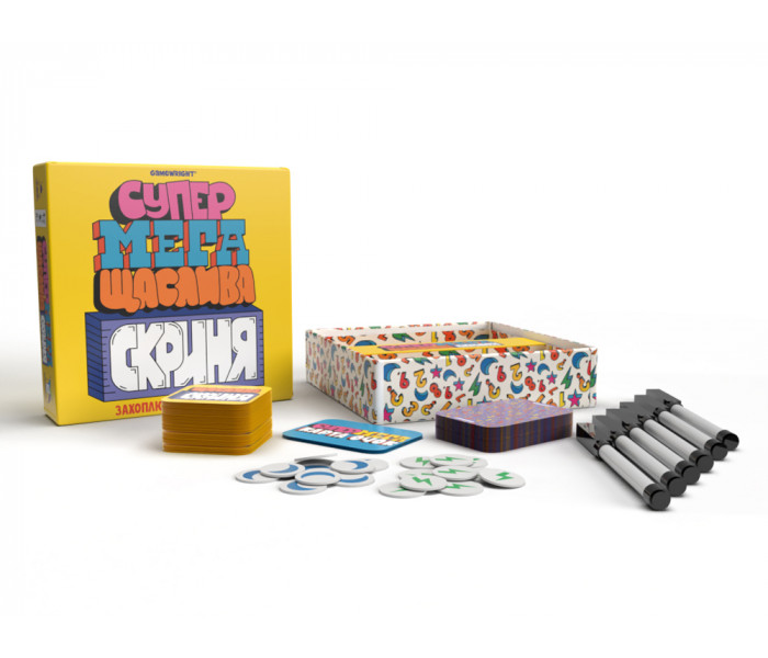 Настольная игра Супер мега щаслива скриня (Super Mega Lucky Box) УКР. FEELINDIGO (FI22043)