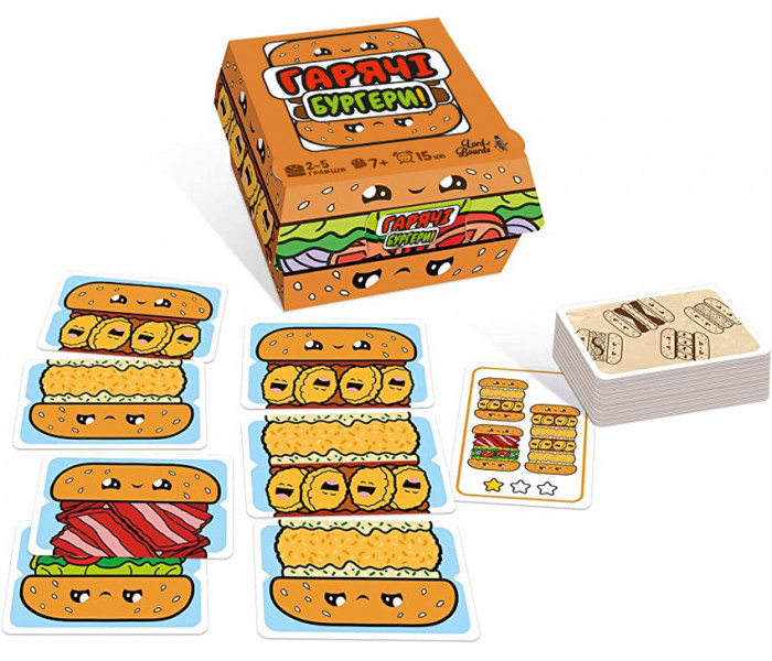 Настольная игра Гарячі Бургери (Burger ASAP) УКР. Lord of Boards (LOB2319UA)