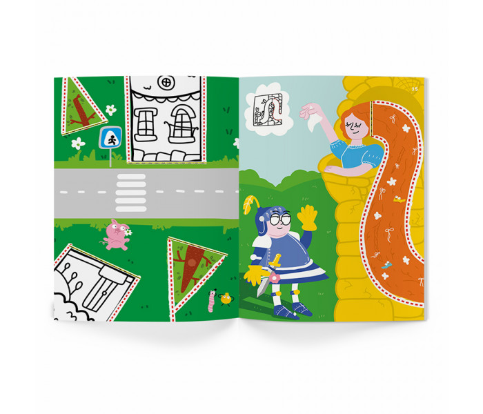Тетрадь "Вирізалки", 4-5 лет (УКР). The Brainy Band (УКР114)