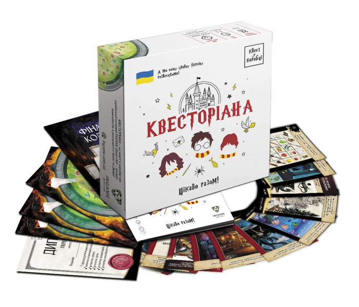 Настольная игра Квест у коробці: Квесторіана. Ingame