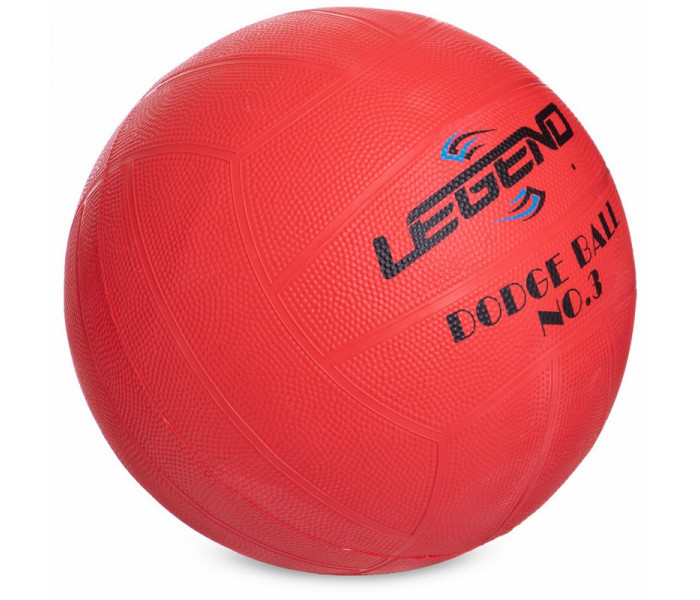 Dodgeball М’яч для гри в ДоджБол (гума, колір в асорт). Legend (DB-3284)