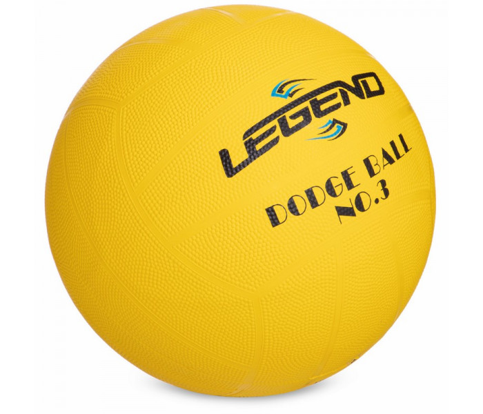 Dodgeball М’яч для гри в ДоджБол (гума, колір в асорт). Legend (DB-3284)