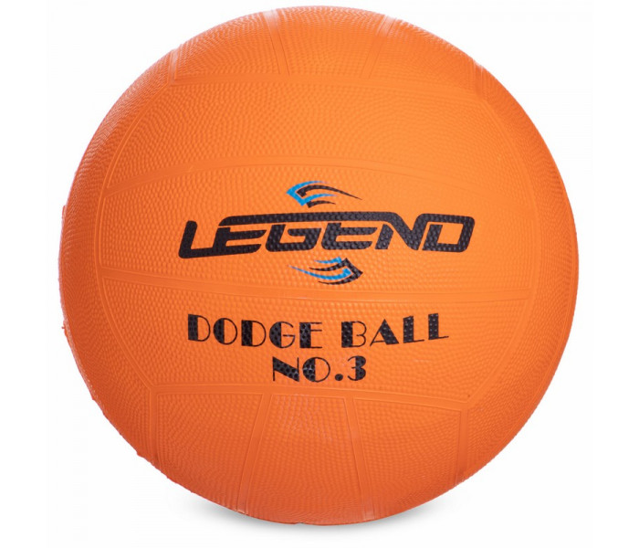 Dodgeball М’яч для гри в ДоджБол (гума, колір в асорт). Legend (DB-3284)