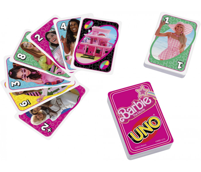 Настольная игра Уно Барби (UNO Barbie the Movie). Mattel (HPY59)