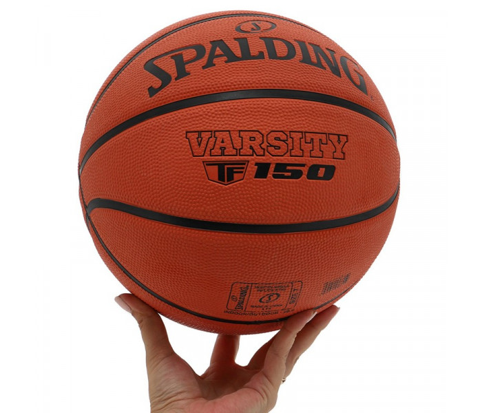 М’яч баскетбольний гумовий SPALDING TF-150 VARSITY 84421Y №7 помаранчевий