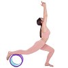 Фото 8 - Колесо для йоги масажне SP-Sport Fit Wheel Yoga FI-2436 фіолетовий