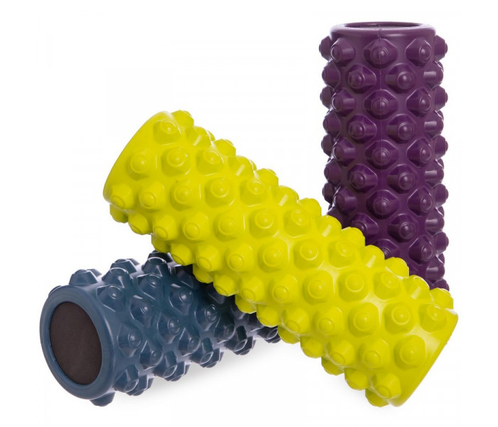Роллер для йоги и пилатеса (мфр ролл) Grid Bubble Roller Zelart FI-5714 36см цвета в ассортименте